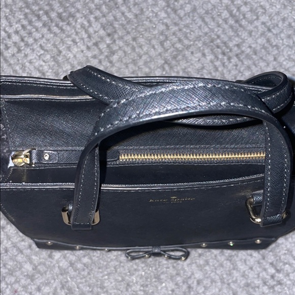 Kate Spade Laurel Way Jeweled Black Satchel and Wallet Set 9”W x 8”H - Picture 2 of 14